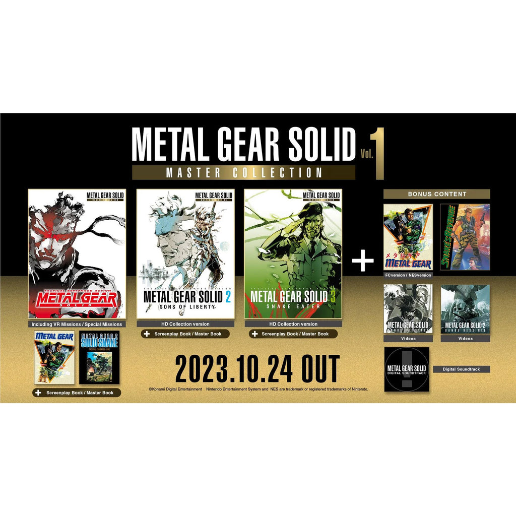 Metal Gear Solid Master Collection Vol 1 Day One Edition | Xbox.