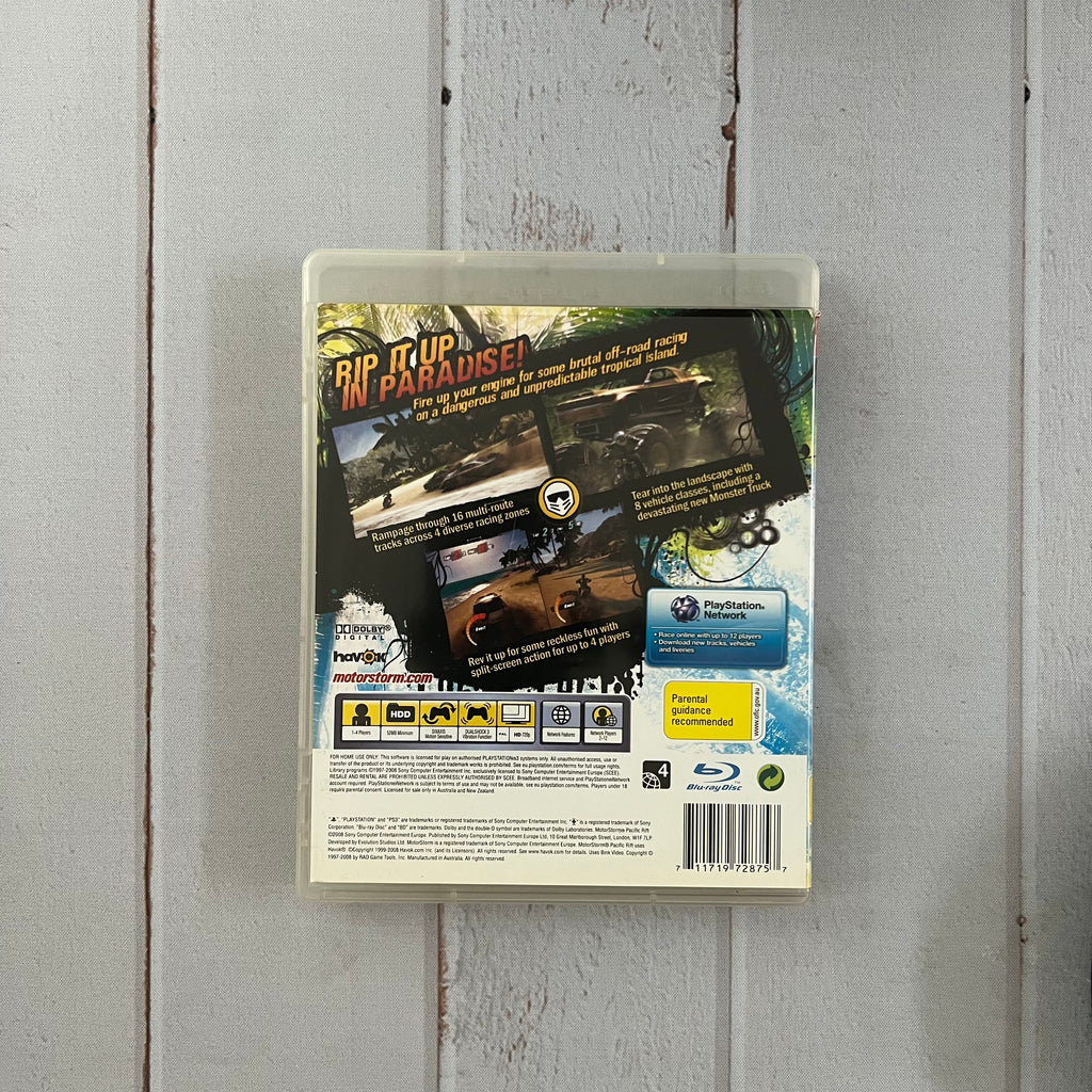 Motorstorm Pacific Rift.