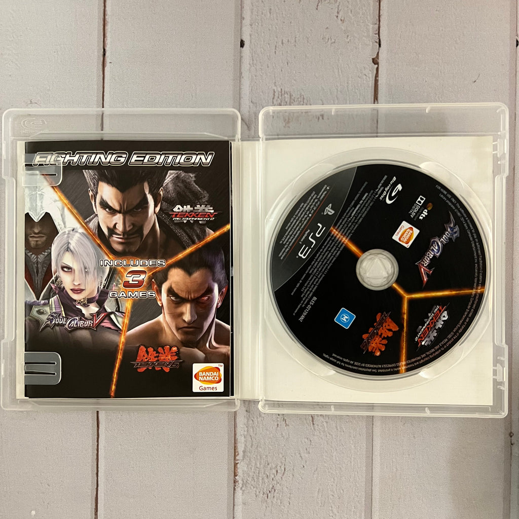 Fighting Edition (Tekken Tag Tournament 2, Soulcalibur V & Tekken 6).