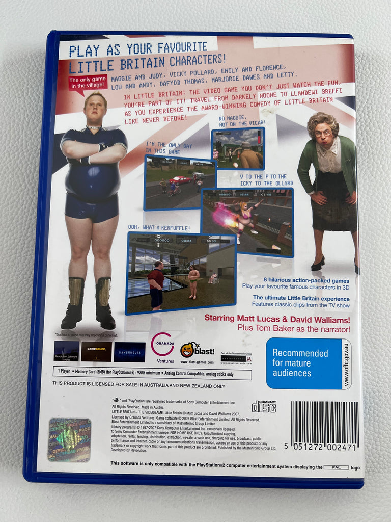 Little Britain the video Game.