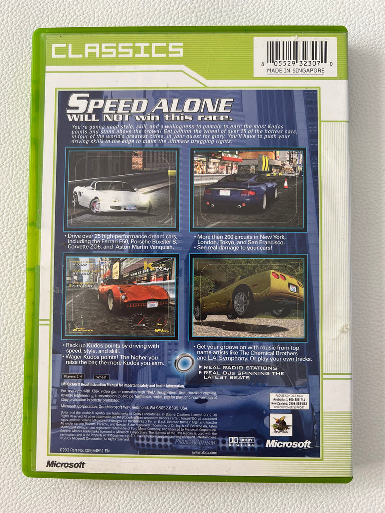 Project Gotham Racing.